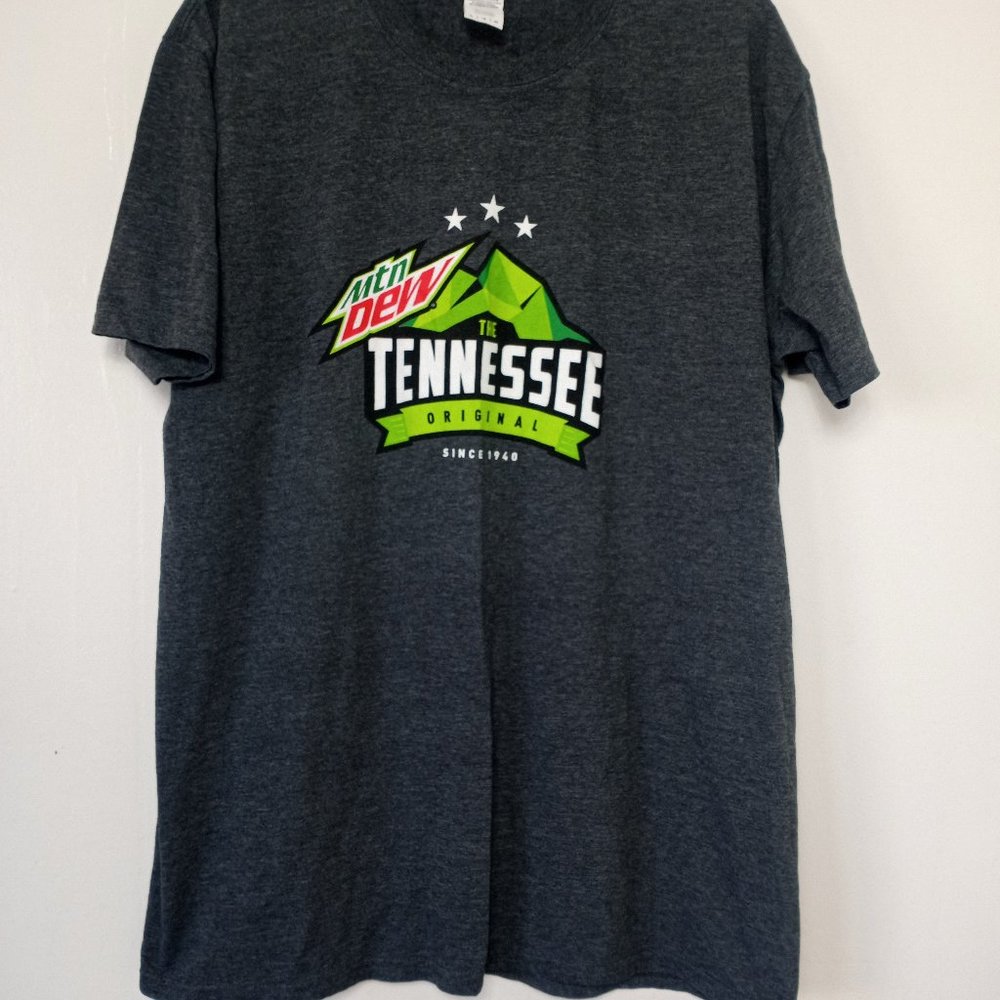 Vintage MOUNTAIN DEW Official Mountain Dew The Tennessee Original T-Shirt Rare